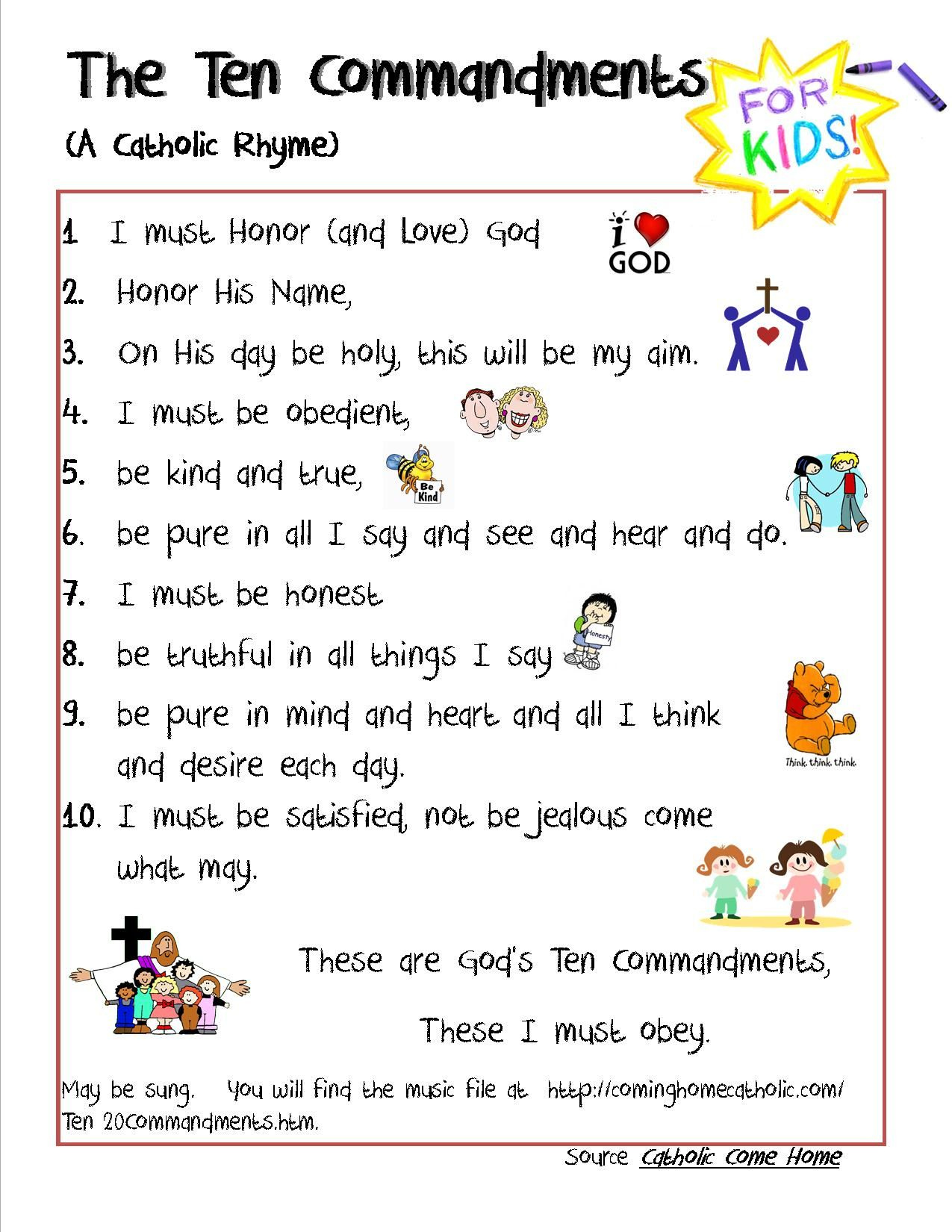 10-commandments-for-kids-worksheets-printable-ronald-worksheets