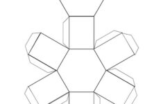 Free Printable 3d Shape Nets Hexagonal Learning Printable