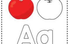 A Is For Apple Letter A Preschool Printable Printable Alphabet Book