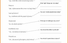 Free Printable Bible Study Worksheets For Adults Printable Worksheets
