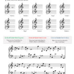Beginner Piano Exercises Worksheets Printable