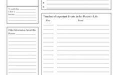 Biography Worksheet By CupkeyDesigns Teachers Pay Teachers