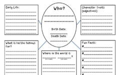 Biography Graphic Organizer Activity