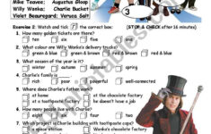 PART 1 4 Charlie The Chocolate Factory Movie Worksheet ESL