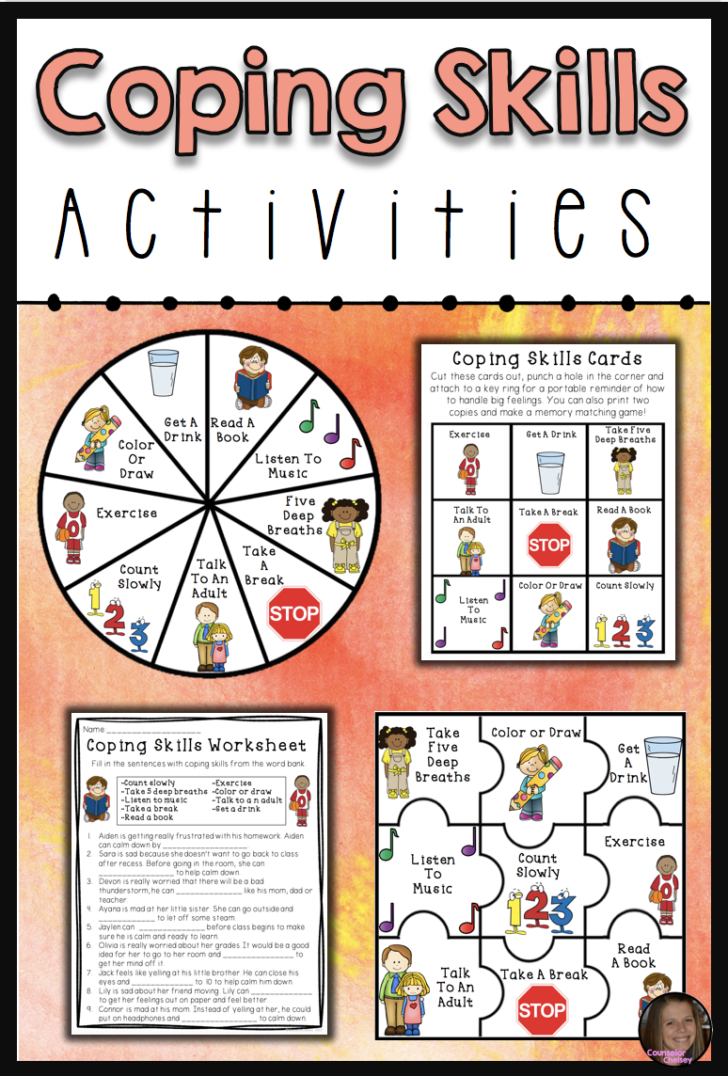 Free Printable Coping Skills Worksheets Pdf Ronald Worksheets