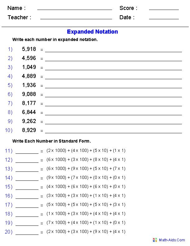 The 25 Best Expanded Notation Ideas On Pinterest Math Notation 