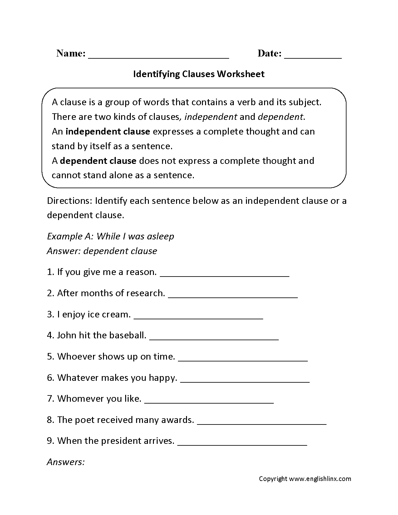 9Th Grade English Worksheets Free Printable Free Printable A To Z