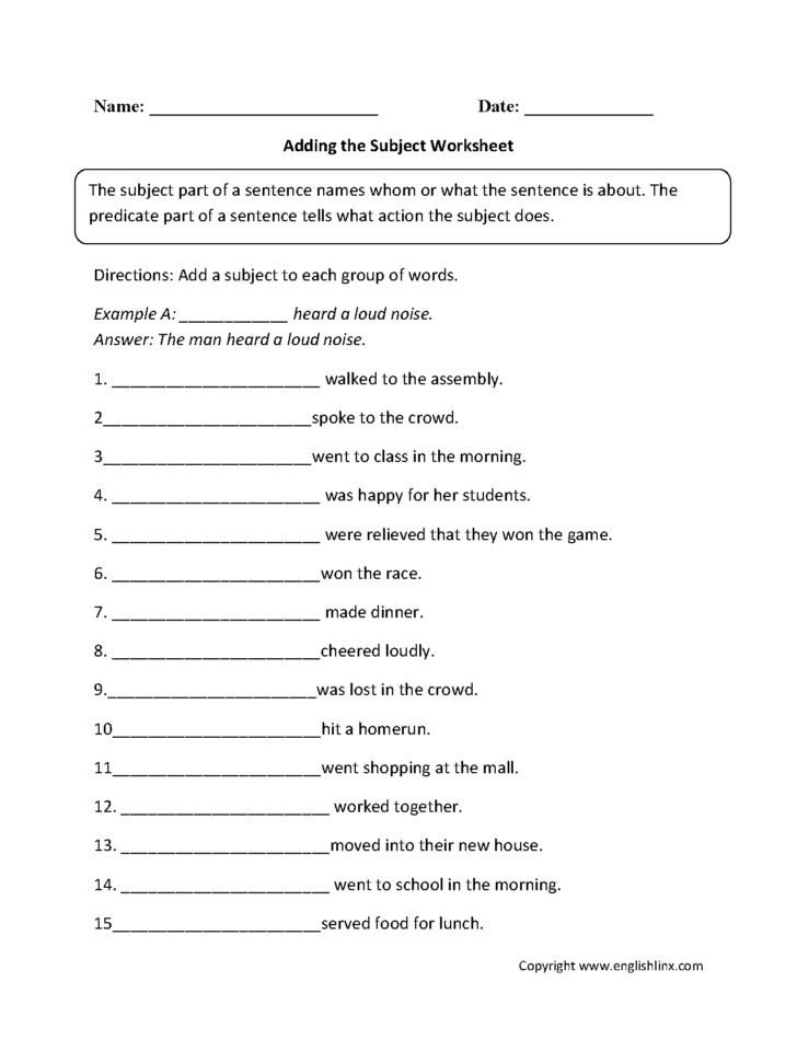 Free 9th Grade English Worksheets Printable