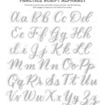 Free Faux Calligraphy Worksheet Worksheets Printable
