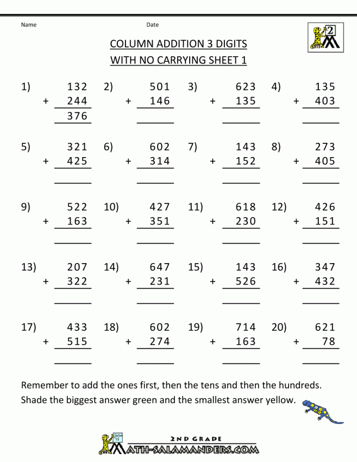 Addition With Carrying 10 Worksheets 99Worksheets