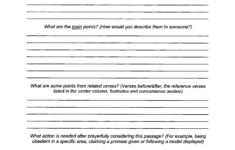 Free Printable Bible Study Worksheets 82 Images In Collection Page 1