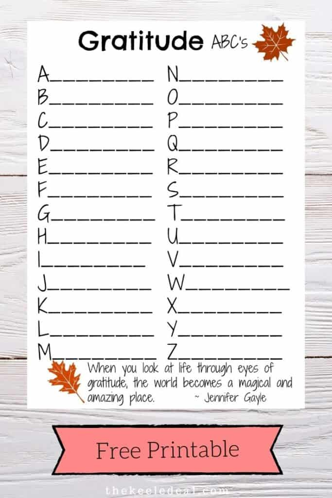 Free Printable Gratitude Worksheets Ronald Worksheets