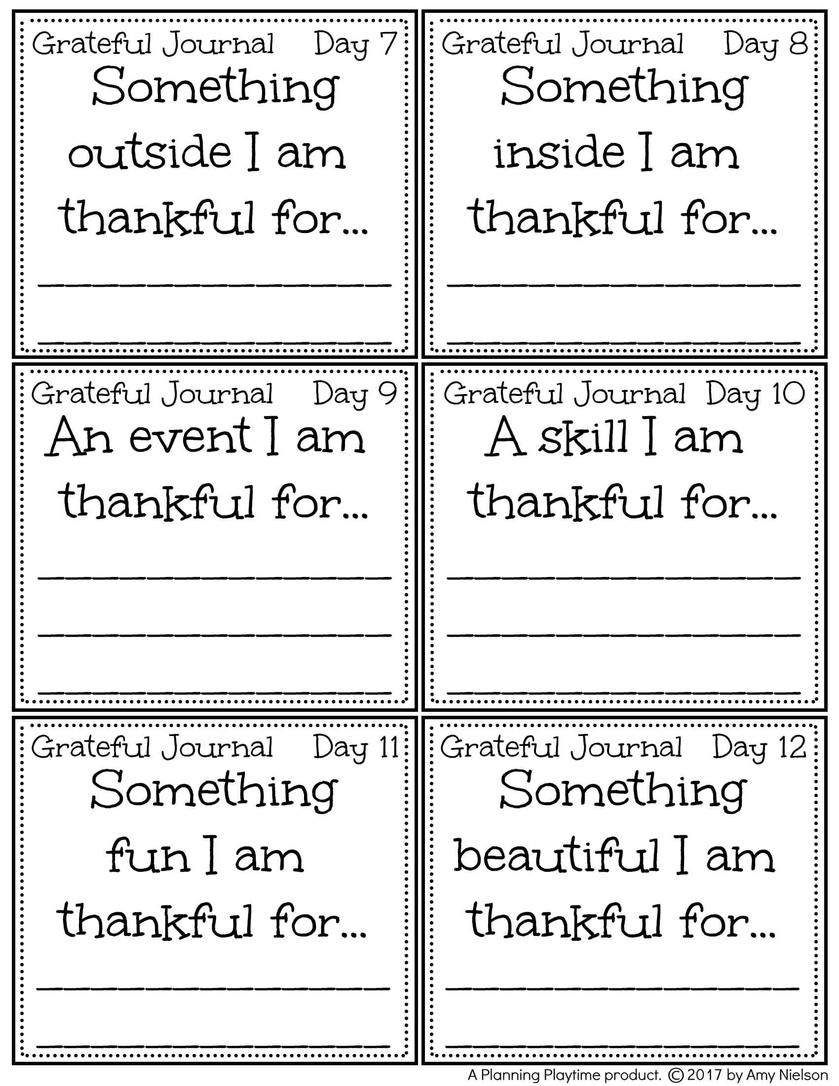 Gratitude Game Planning Playtime Journal Prompts For Kids Writing 