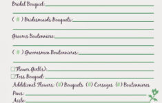 Free Printable Wedding Checklist Worksheets Wedding Wallpaper