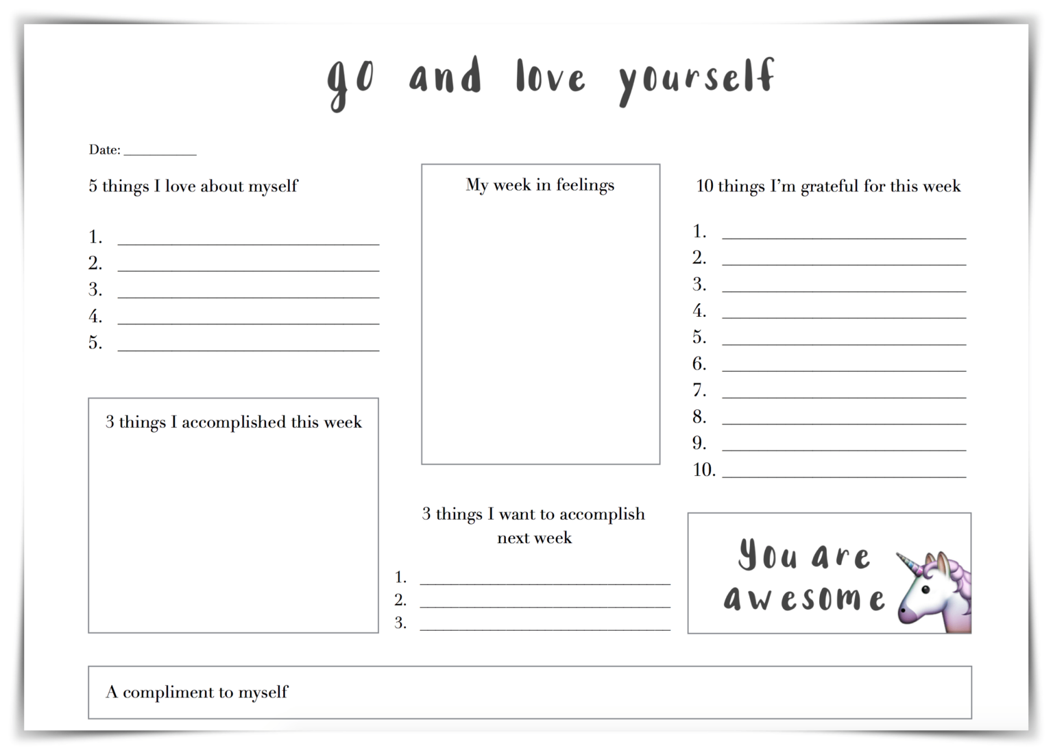 Free Printable Self Esteem Worksheets Ronald Worksheets