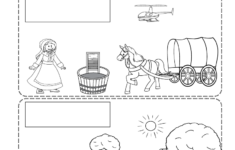 Long Ago And Today Free Kindergarten Social Studies Worksheet