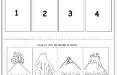 Volcano Sequencing Worksheet For Kids Preschoolplanet