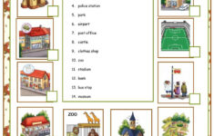 Places In Town Teaching English English Lessons English Activities