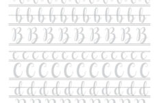 Calligraphy Writing Tutorial For Beginners Hand Lettering Worksheet