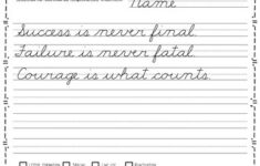 Cursive Handwriting Worksheets 60 Days Of Cursive Copywork Practice