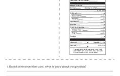 Nutrition Facts Worksheet By La 39 Bria Wimberly Teachers Pay Teachers