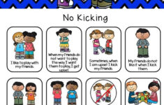 Social Story No Kicking Social Stories Social Stories Preschool