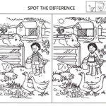 Free Worksheets Printable Spot The Difference