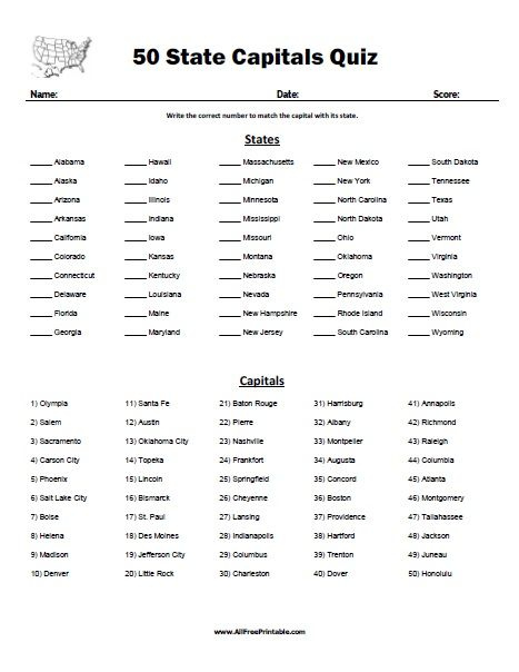 free-worksheets-printable-state-capitals-test-ronald-worksheets