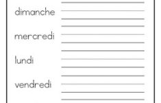 French Days Of The Week Pocket Chart Cards And Worksheets Fran ais Black