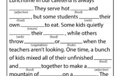 If You Give A quot Mad Lib Writing Activities For Kids Mad Libs