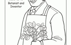 George Washington Carver Coloring Page Washington Carver George