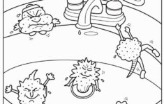 Germ Coloring Page Germs Preschool Hygiene Lessons Coloring Pages