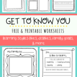 Get To Know You Worksheets Printable