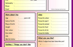getting to know you worksheets printable questions 1 Getting To Know You Questionnaire Worksheet Free ESL Printable