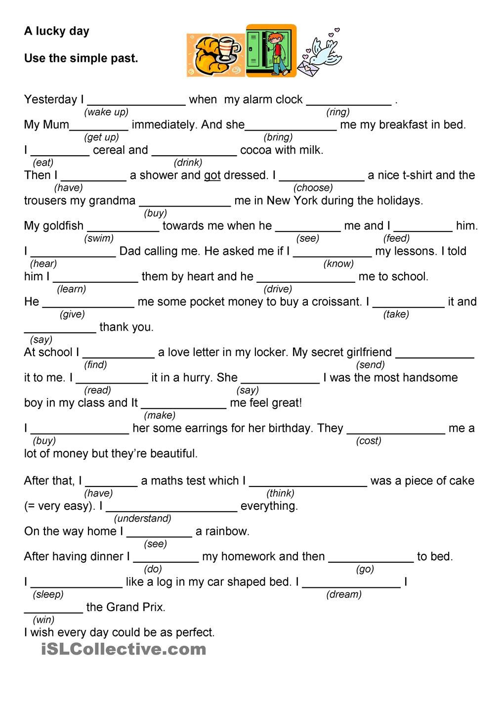 Free Printable Grammar Worksheets Middle School Students