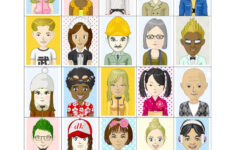 Guess Who With 25 Characters Worksheet Free ESL Printable Worksheets