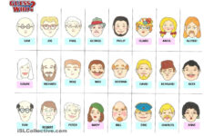 Guess Who Worksheets Free Printable Worksheets Teacher Printable