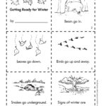 Hibernation Worksheets Printable For Kids