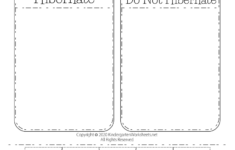 Hibernating Animals Worksheet For Kindergarten Free Printable