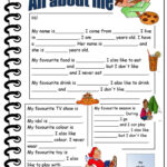 Introduce Yourself Worksheets Printable