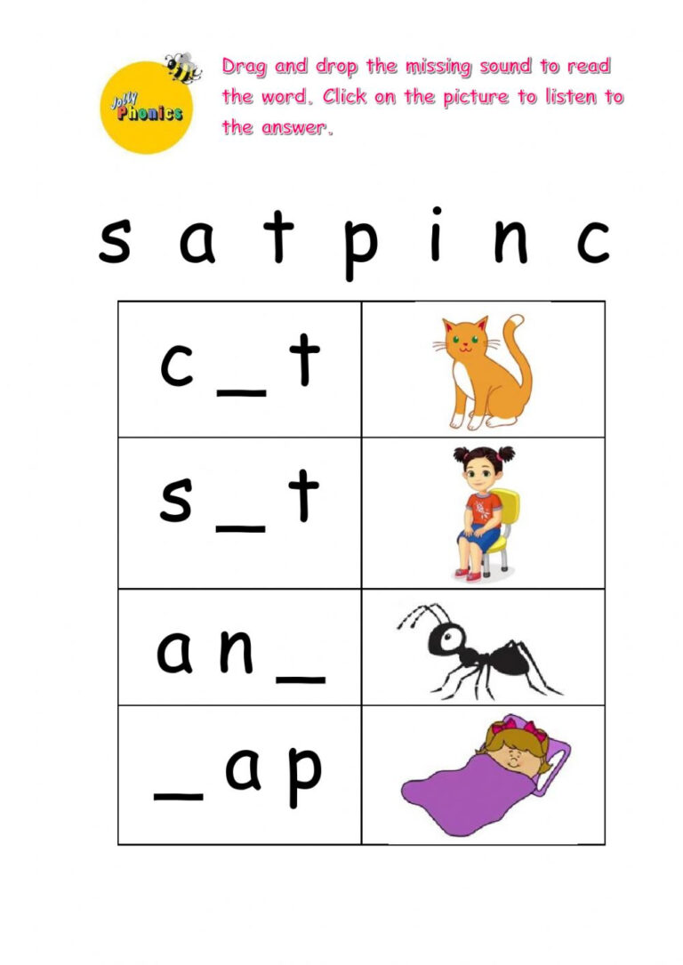 Jolly Phonics Worksheets Free Printable Ronald Worksheets