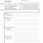 Learning The Bible Adult Worksheets Printable