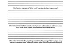 Printable Bible Study Worksheets For Adults Learning How To Read