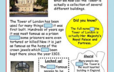 London Landmarks Worksheet