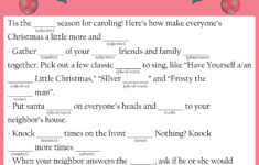 5 Best Free Christmas Mad Libs Printables Printablee