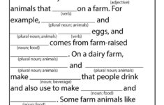 Farm Animal Mad Libs Printable Woo Jr Kids Activities Printable