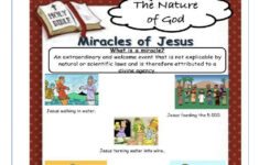 Miracles Of Jesus Worksheet