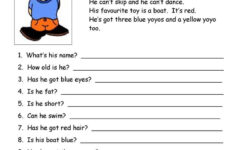 Printable Reading Comprehension Free Uk Year 3 Worksheets