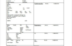 5 Nursing Worksheet Templates Free Word PDF Documents Download