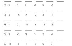 Ordering Positive And Negative Numbers Worksheet Have Fun Teaching